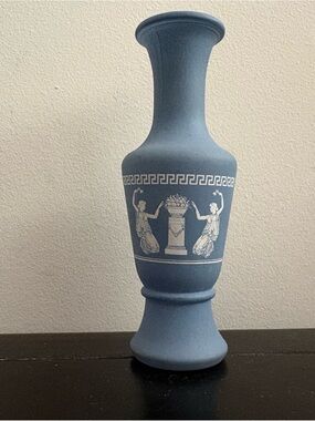 Blue Greek-Style Decorative Vase